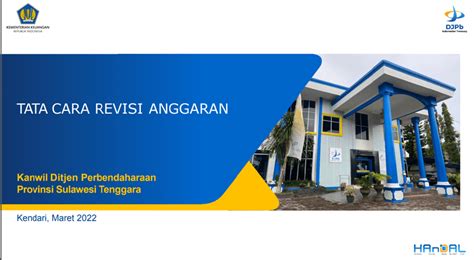 TATA CARA REVISI ANGGARAN Oleh Kanwil Ditjen Perbendaharaan Provinsi