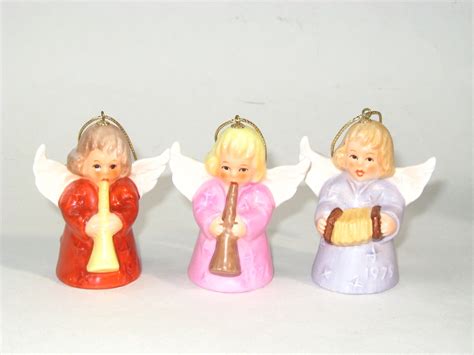 Lot Hummel Goebel Angel Bell Annual Ornaments Pink Etsy New