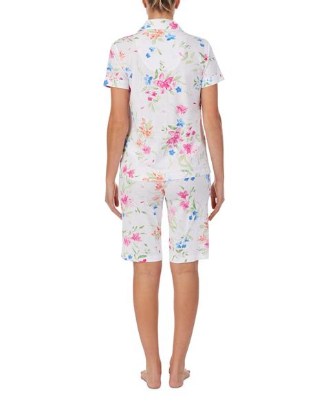 Lauren Ralph Lauren Bermuda Shorts Pajama Set Macys