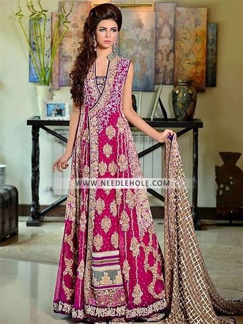 Angrakha Bridal Dress Wedding Sharara Suits By Rani Emaan Angrakha