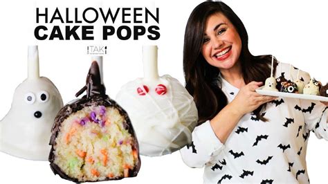 How To Make Halloween Cake Pops 3 Easy Cake Pops Ideas Youtube