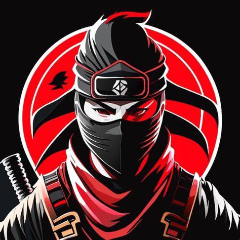 Premium Vector Black Ninja Vector Illustration