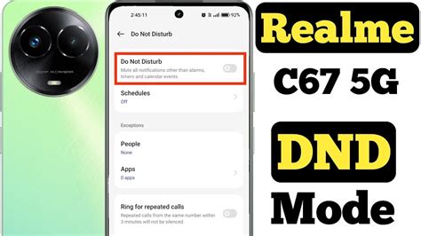 How To Enable Do Not Disturb Mode In Realme C67 5G Realme C67 5G Me