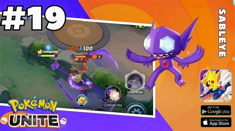 Pokemon Unite Mobile Gameplay Walkthrough Part Sableye Youtube