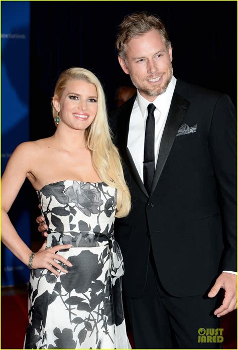 Jessica Simpson Brings Fiance Eric Johnson To White House