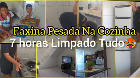 Vlog Faxina Pesada Na Cozinha Ficou Tudo Limpinho Faxina