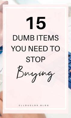 Things To Stop Buying That Will Save You Money Artofit