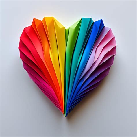 Premium Ai Image Pride Heart