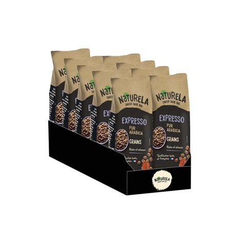 Naturela Expresso Pur Arabica Bio Caf En Grains Cors X Gr