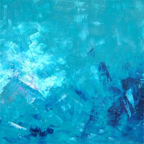 Turquoise Meditation I Ref 540 50Q Oil Painting By Saroja La