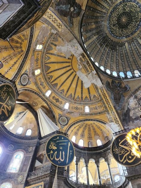 Hagia Sophia Interior de Estambul Turquía Fotografía Foto Premium