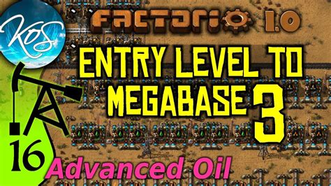 Factorio Entry Level To Megabase Ep Advanced Oil Setup