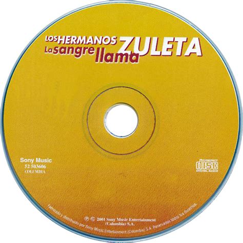 Car Tula Cd De Los Hermanos Zuleta La Sangre Llama Portada