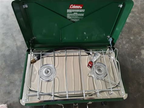 Vintage Coleman Deluxe Propane Camp Stove 2 Burner Model 5410 A 700 1979 Antique Price Guide