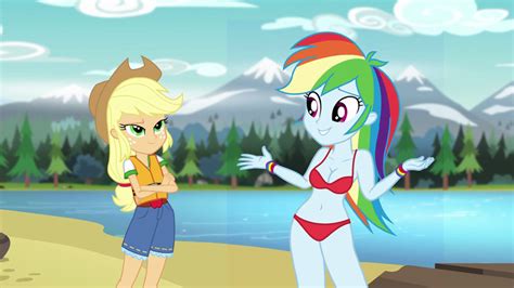 1258122 Applejack Bra Breasts Cleavage Clothes Crossed Arms