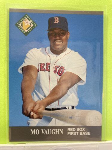 Mo Vaughn Fleer Ultra Prospects Boston Red Sox Ebay