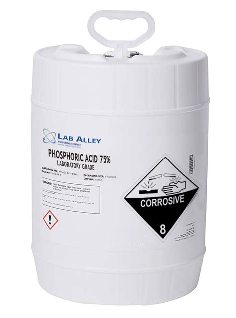 Buy Phosphoric Acid 75 Solution Lab Grade 22 For Sale Online