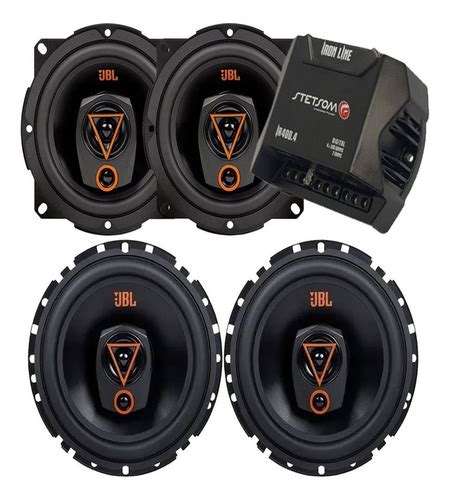 Kit 4 Falantes Multsystem Jbl 5 E 6 Pol Módulo 400wrms Frete grátis