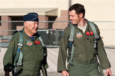 Genchuck Yeager Celebrates 65th Anniversary With Re Enactment At