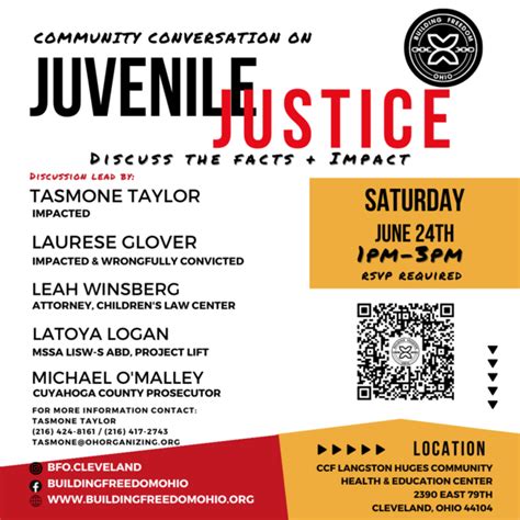 Community Conversation On Juvenile Justice Action Network