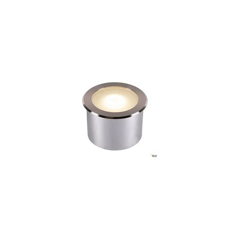 Slv Dasar Flat Encastr De Sol Ext Inox Led W K Ip