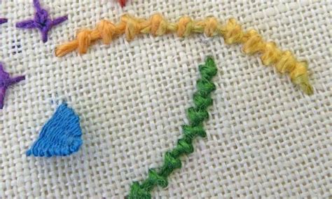 Doodle Cloth Tuesday Knotted Pearl Stitch Stitchdoodles