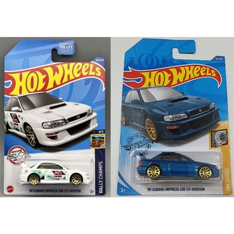 Hot Wheels 98 Subaru Impreza 22B STi Version WHITE Treasure Hunt