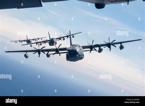 U.S. Air Force MC-130J Commando IIs from the 17th Special Operations ...