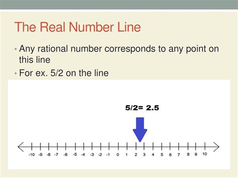 Ppt Real Numbers And The Number Line Powerpoint Presentation Free