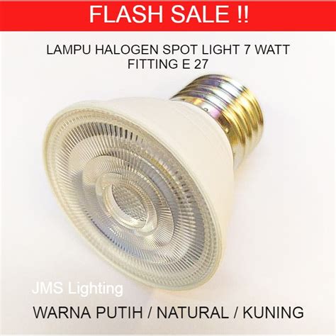 Lampu Halogen Spotlight Led Watt Fitting E Watt Cob Sorot W Lampu