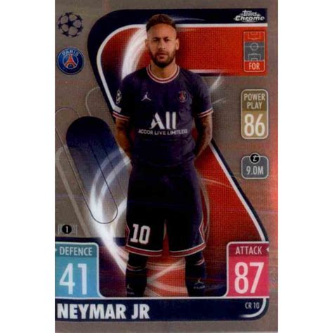 44 Neymar Jr Base Topps Match Attax Chrome 202122 Card Ph