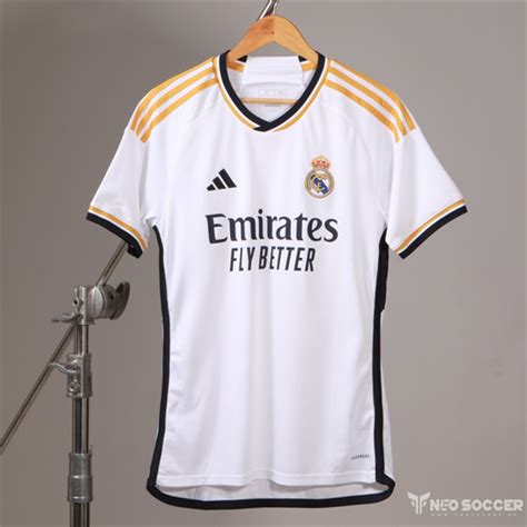 Áo Bóng Đá Adidas Chính Hãng Real Madrid Trắng Sân Nhà mùa 23 24 NEO