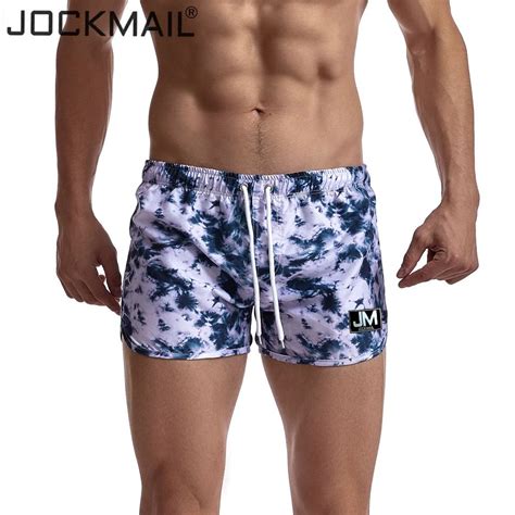Men S Printed Board Shorts Quick Dry Beach Shorts Swim Trunks Male Bikini Swimwear Surfing