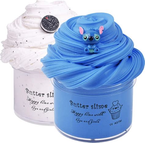 Amazon Pack Butter Slime Kit Soft Cotton Putty Diy Sludge Toys