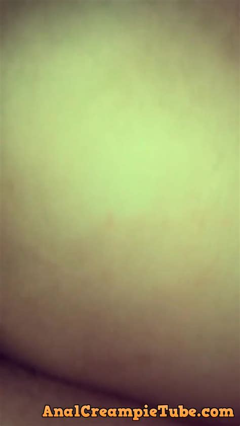 Wife Pushes Cum Out Her Ass