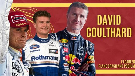 The Story Of David Coulthard F1 Career Plane Crash And Podium YouTube