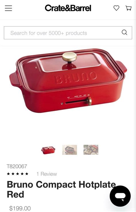 Bruno Compact Hot Plate TV Home Appliances Kitchen Appliances BBQ