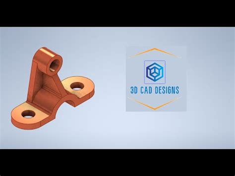 Autodesk Inventor Tutorial How To Design A D Part Using Extrude