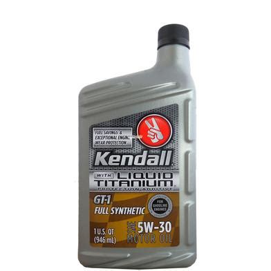 Kendall 5W-30 Full Synthetic Liquid Titanium Motor Oil 946ml : Kendall ...