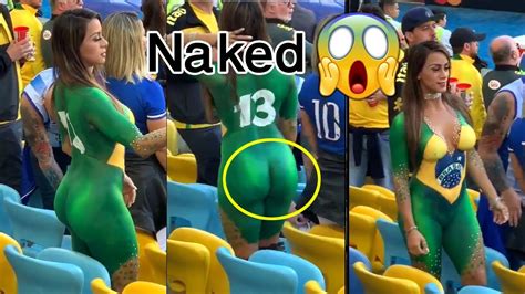 Absolutely Naked Brazilian Fan In Qatar Youtube