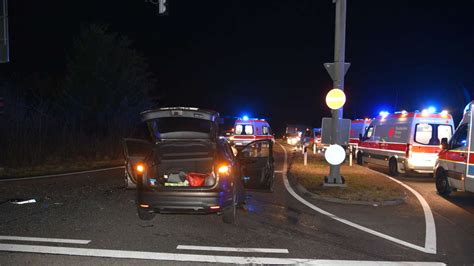 Walldorf Fotos Schwerer Verkehrsunfall Auf L Mit Sechs Verletzten