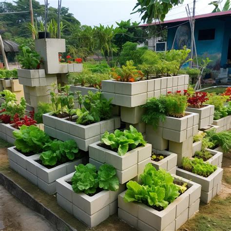 Horta Blocos De Concreto Como Cultivar Vegetais De Forma Sustentável