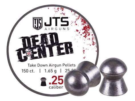 Jts Dead Center Precision Pellets 25 Cal 253gr 150ct Airgun Depot