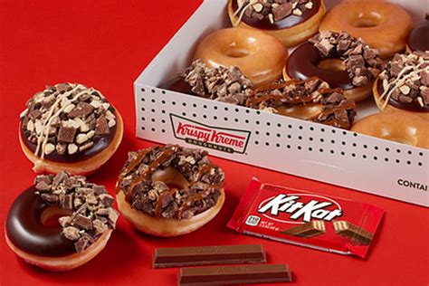 Krispy Kreme Introduces 3 New Limited Edition Kit Kat Donuts