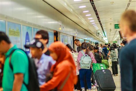 View Of Inside The Suvarnabhumi International Airport Rail Link