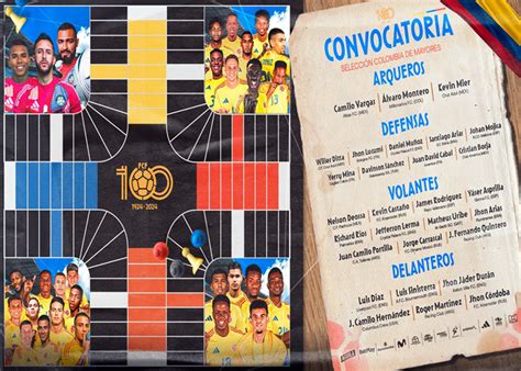 Convocatoria De La Selección Colombia Para Los Partidos Vs Bolivia Y