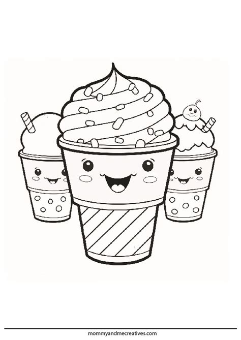 7 Fun And Engaging Ice Cream Coloring Pages Mommyandmecreatives