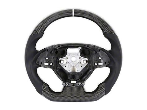 Drake Muscle Cars Camaro Steering Wheel Carbon Fiber With Leather