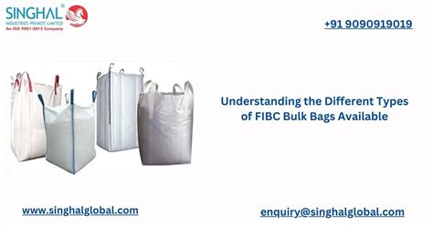 Different Types Of Fibc Bulk Bags Available