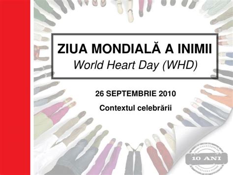 PPT ZIUA MONDIAL Ă A INIMII World Heart Day WHD PowerPoint